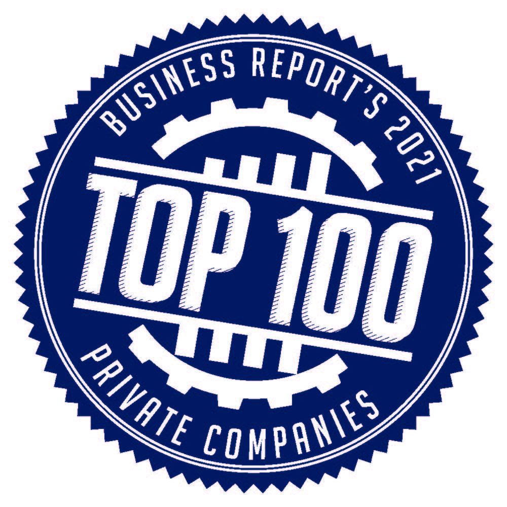 Business Report's 2021 Top 100 Private Companies badge