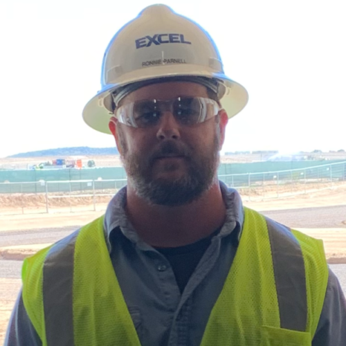 Ronnie Parnell EXCEL Site Manager